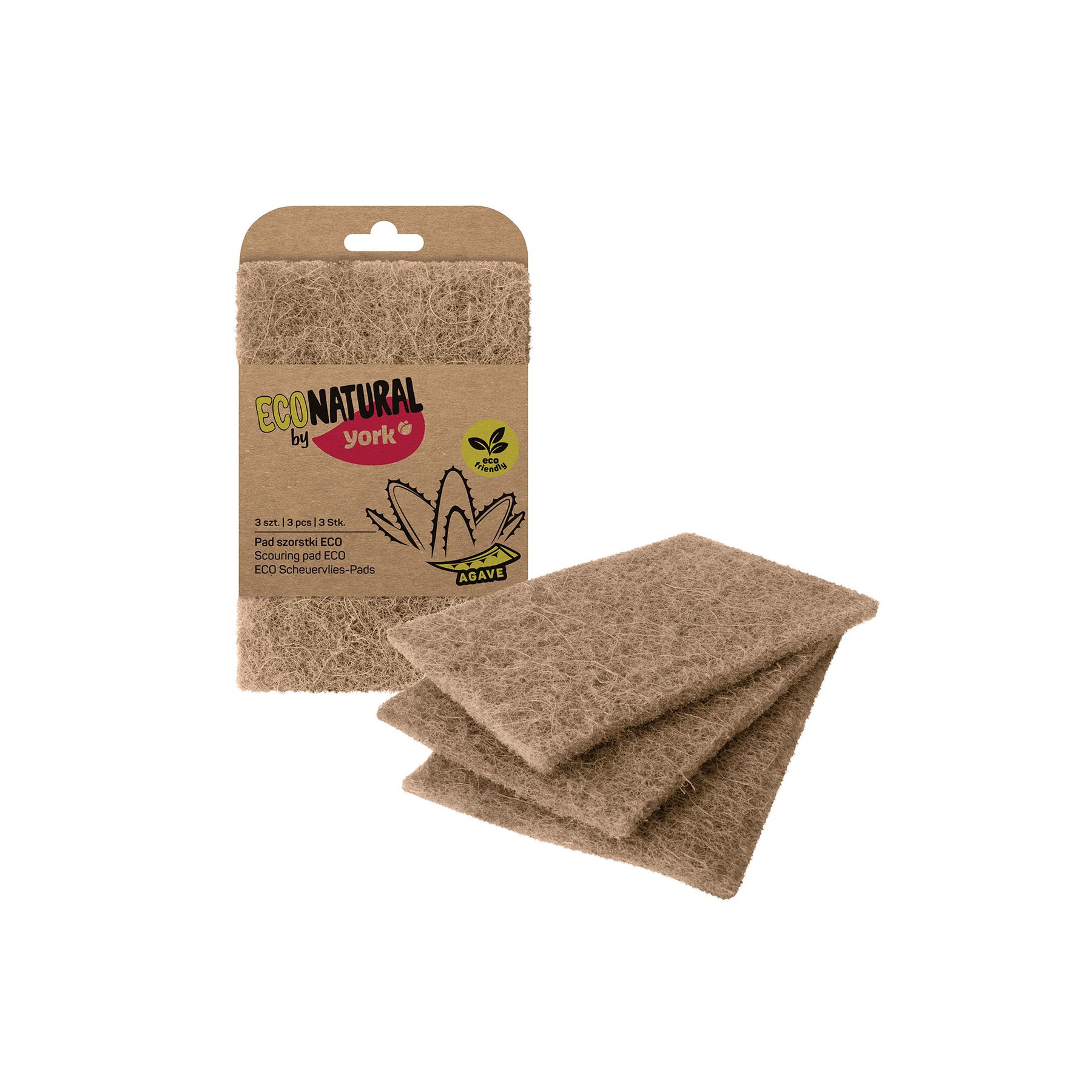 Pad York Eco Natural, abrasive, 3 count