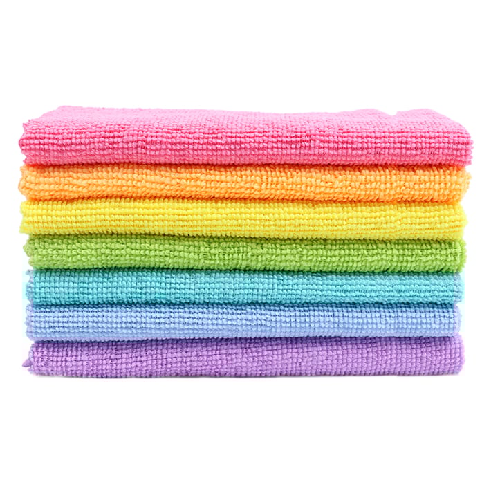 Кърпа Unic Rainbow, микрофибърна, универсална, 30 x 30 cm, 12 броя