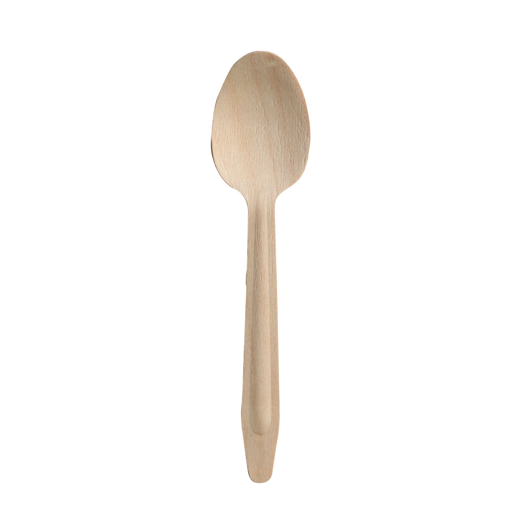 Wooden spoons, 165 mm, 100 pcs