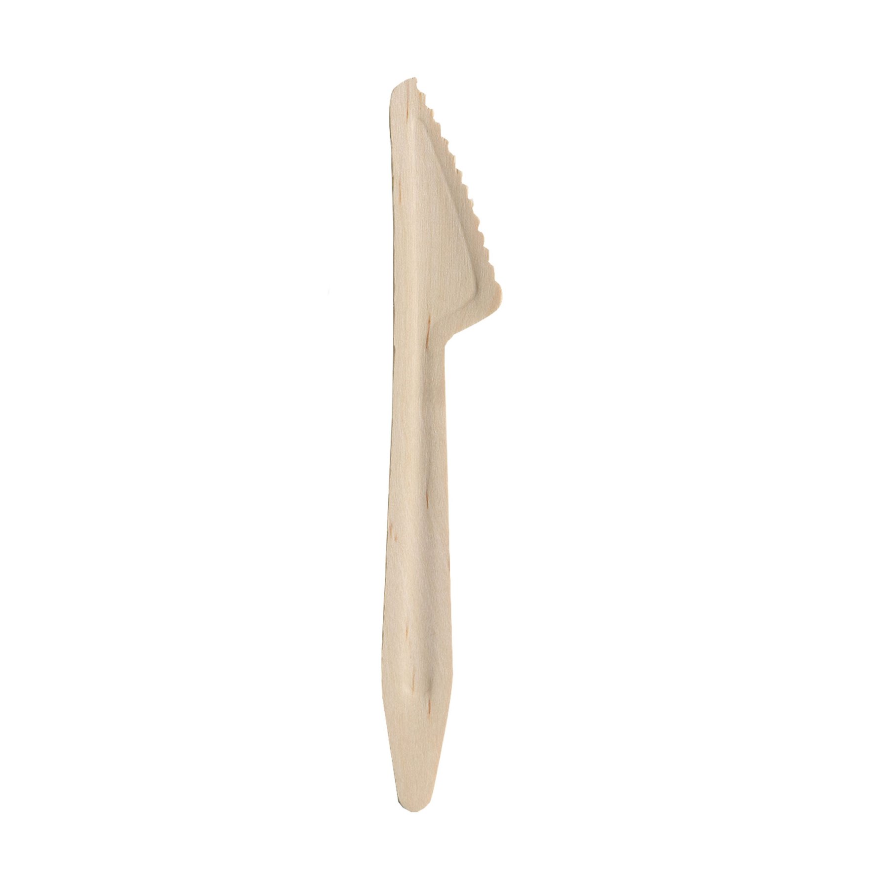 Wooden knives, 165 mm, 100 pieces