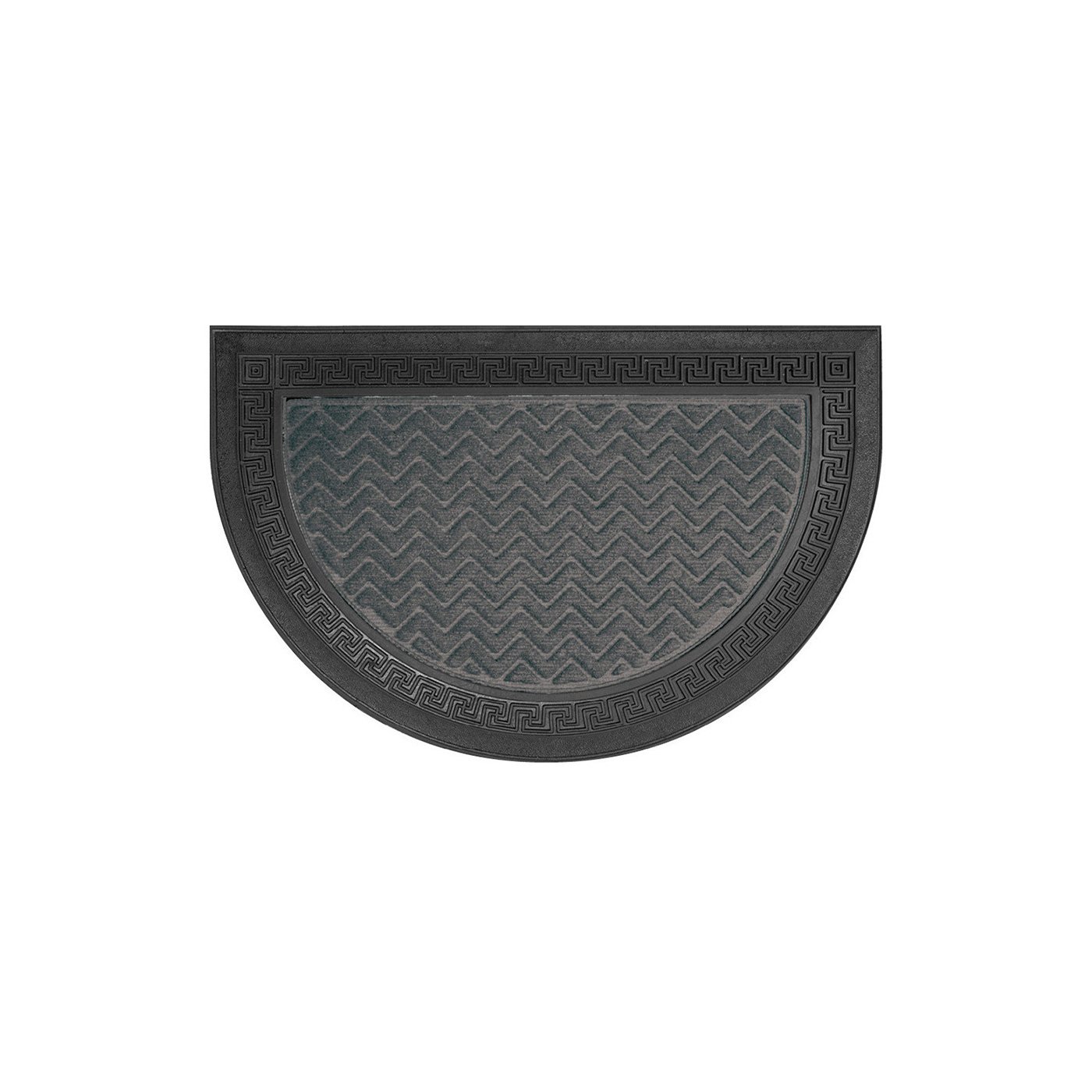 Doormat Olivo Greca, 100% polypropylene, 40 х 60 cm, gray