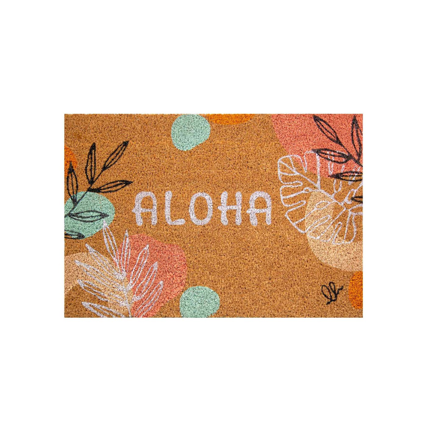 Doormat Olivo Cocco Joy - Aloha, coconut, 40 х 60 cm