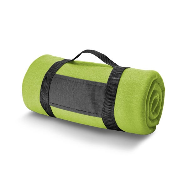 Hi!dea Blanket Warm It, 150 ? 120 cm, fleece, green