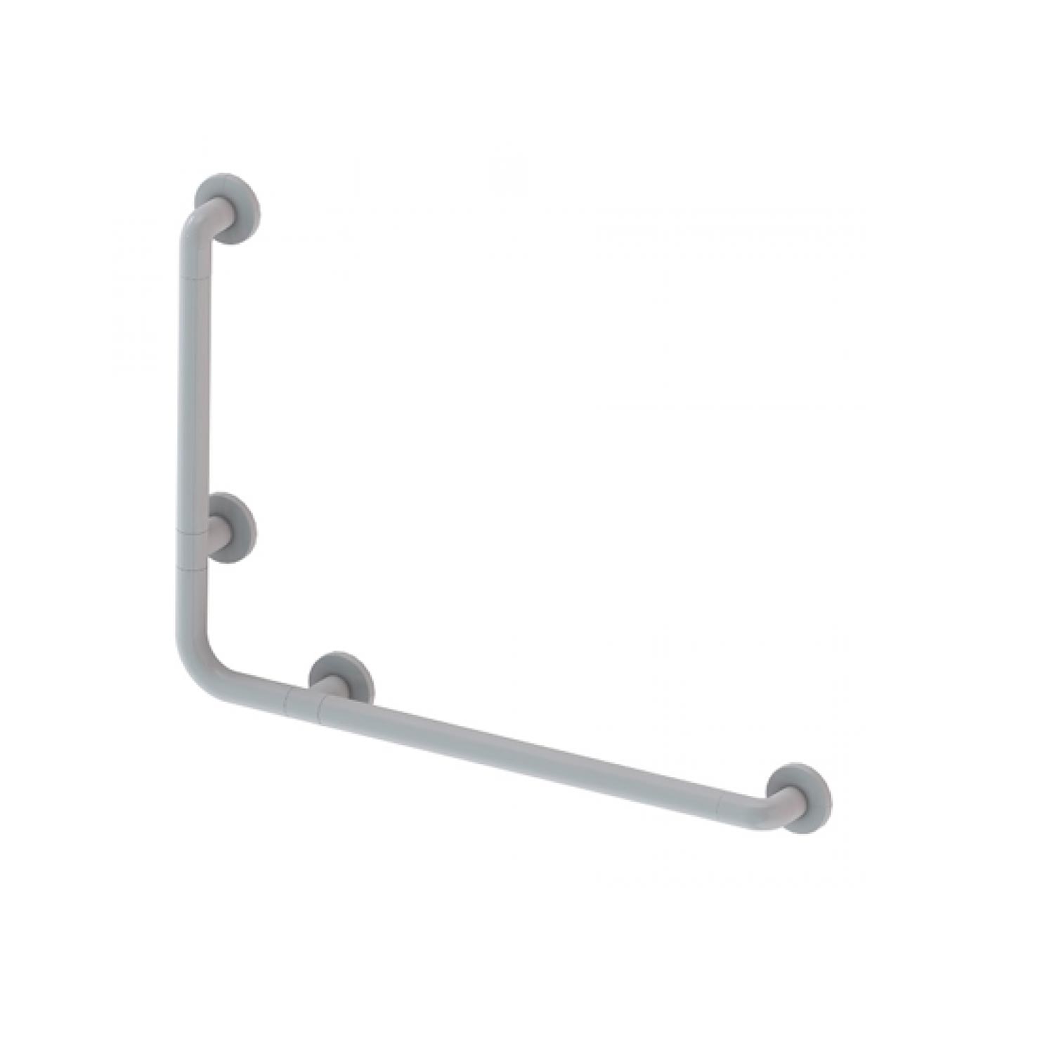 Assistive Grab Bar, corner, 78 x 55.5 cm, white