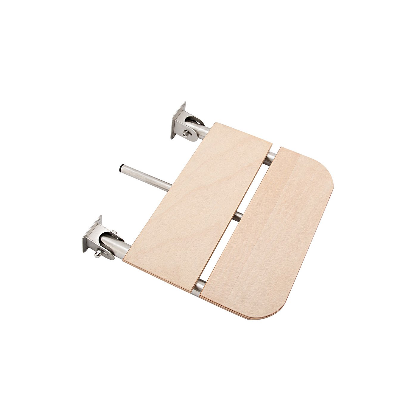 Auxiliary seat for bathroom Dayco, 40 х 42 cm, wooden