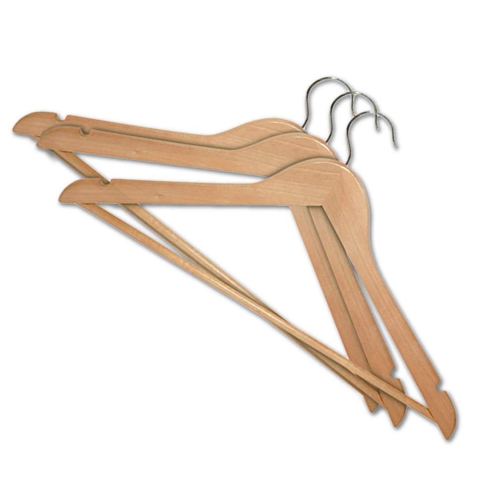 Hanger for clothes York, wooden, 3 numbers, 46 х 24.9 х 1.3 cm