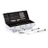 Barbecue utensil set, 12 pcs, in aluminum case