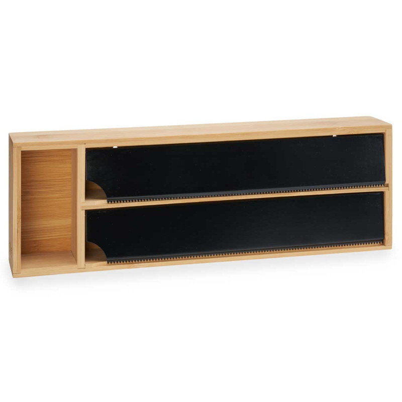 Cling film dispenser Kinvara, double, bamboo
