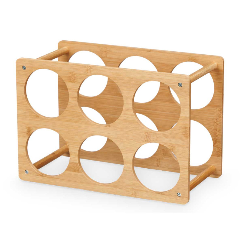 Bottle holder Kinvara, bamboo, for 6 bottles