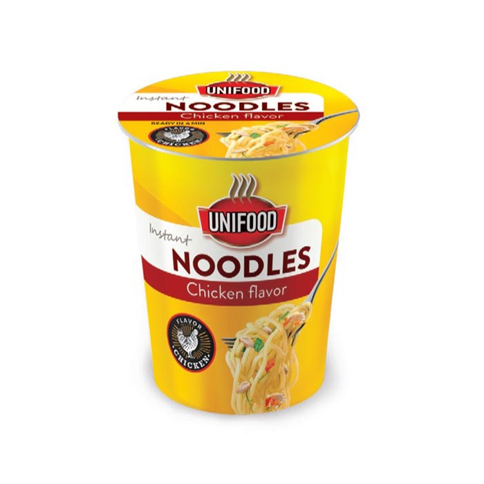 Uni Food Instant noodles with chicken, in cup, 70 g