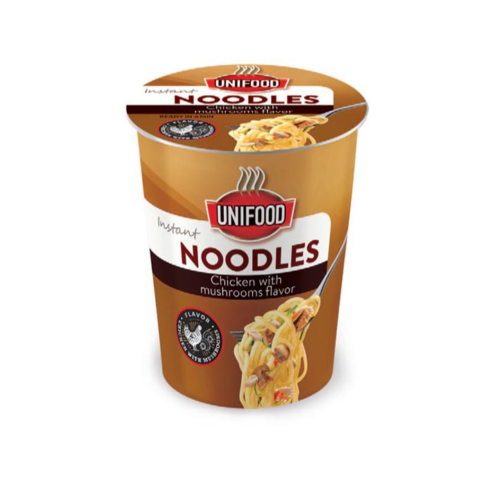 Uni Food Instant Spaghetti with Chicken and Mushrooms, cup, 70 g