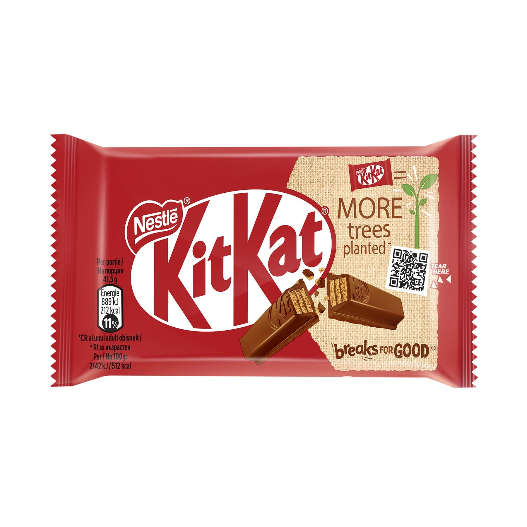 Nestle Chocolate dessert Kit Kat, 4 finger, 41.5 g