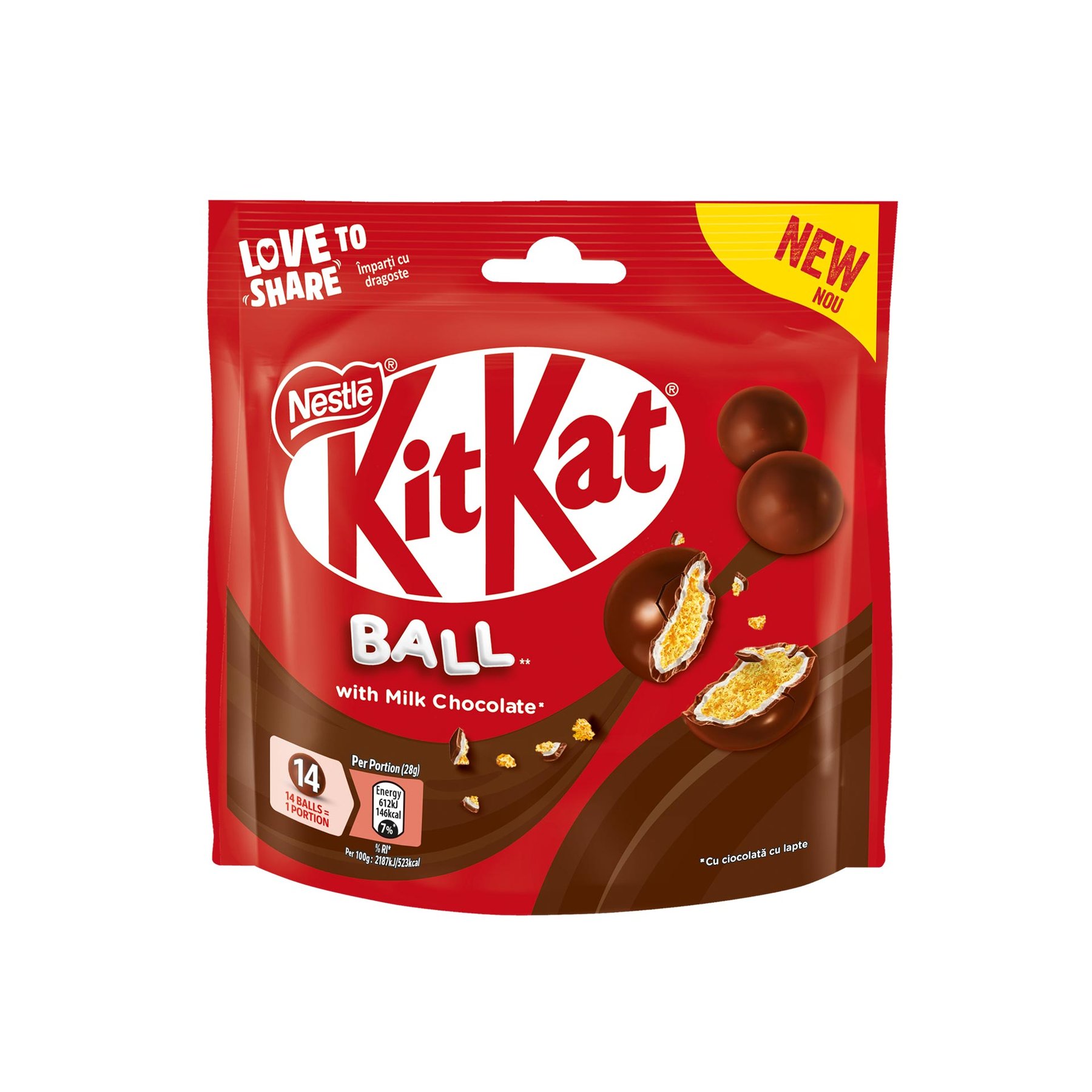 Nestle Chocolate bar Kit Kat, Pop Choc, 140 g