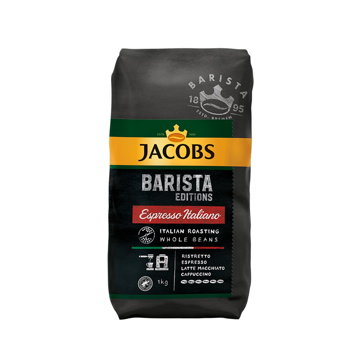 Jacobs Coffee beans Barista Edition Italiano, 1 kg