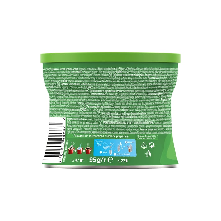 Nescafe Разтворимо кафе Classic, лешник, в кутия, 95 g