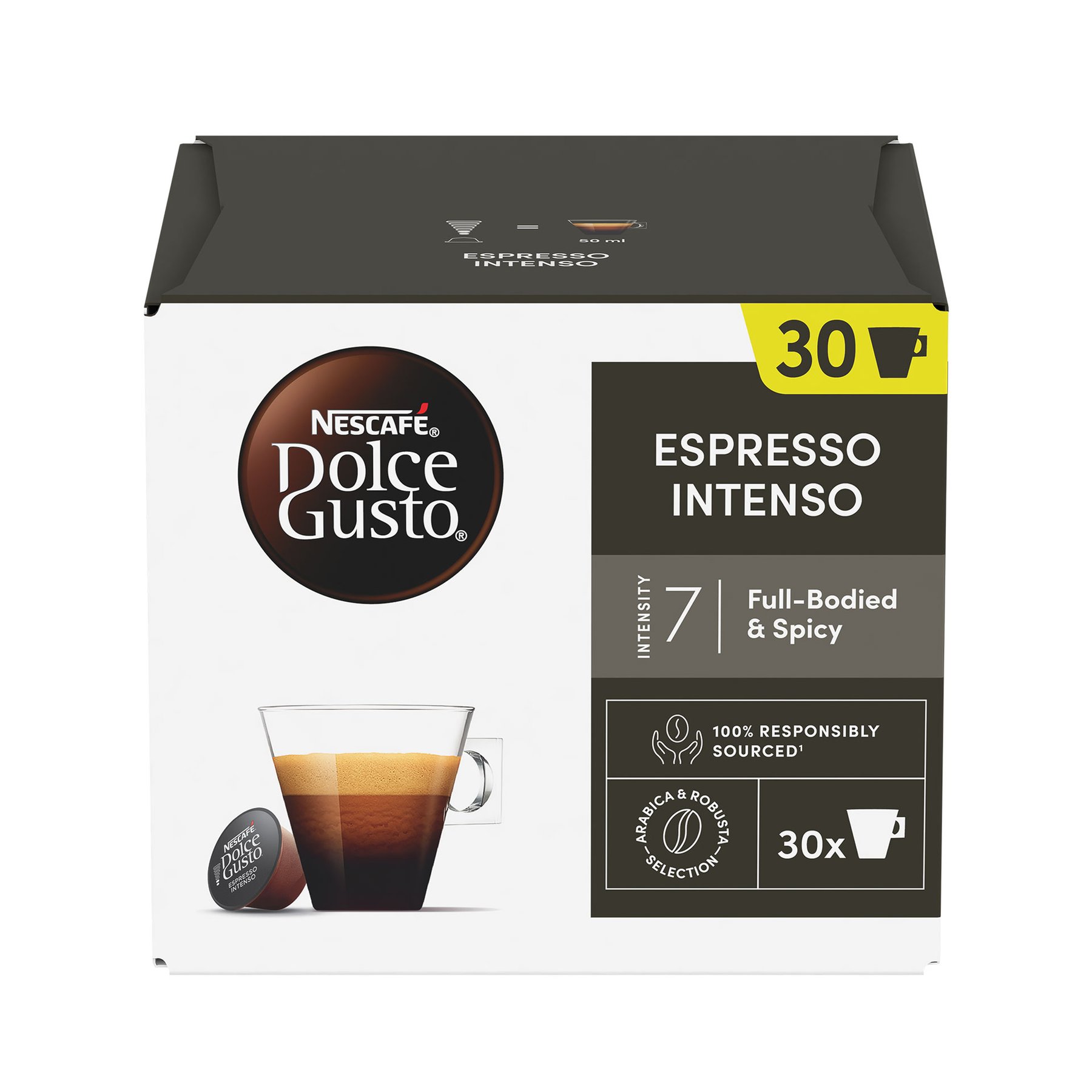 Nescafe Dolce Gusto Coffee capsule Espresso Intenso, 30 pieces