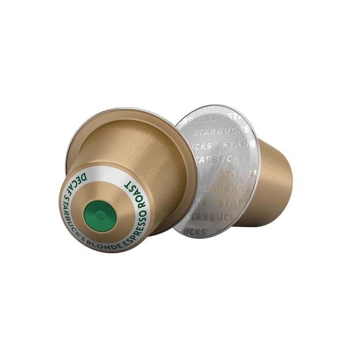 STARBUCKS BLONDE ESPRESSO ROAST DECAF COFFEE CAPSULES 10PCS