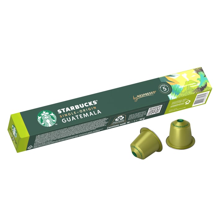 STARBUCKS SINGLE ORIGIN GIATEMALA COFFEE CAPSULES 10 PCS