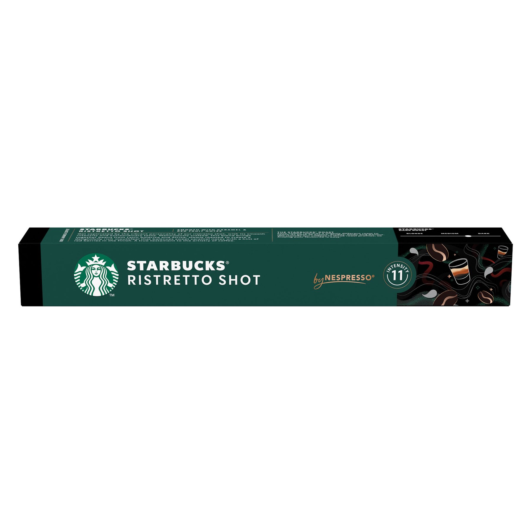 Coffee capsule Starbucks Ristretto Shot, 10 pcs