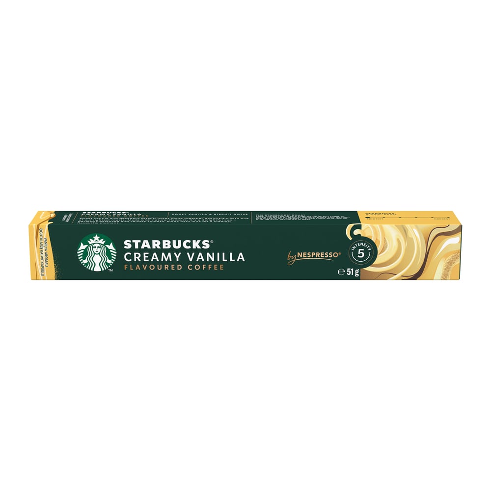 Starbucks Кафе капсула Creamy Vanillia, за Nespresso, 10 броя