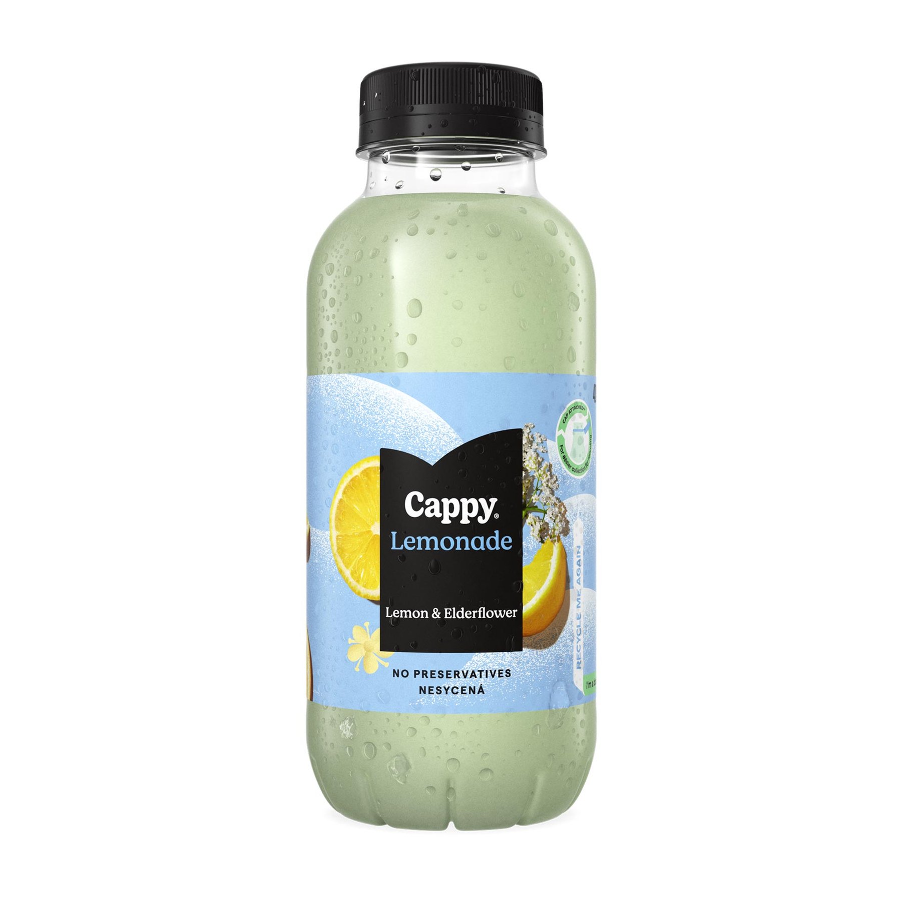 Cappy Lemonade, lemon and elderflower, 0.4 L
