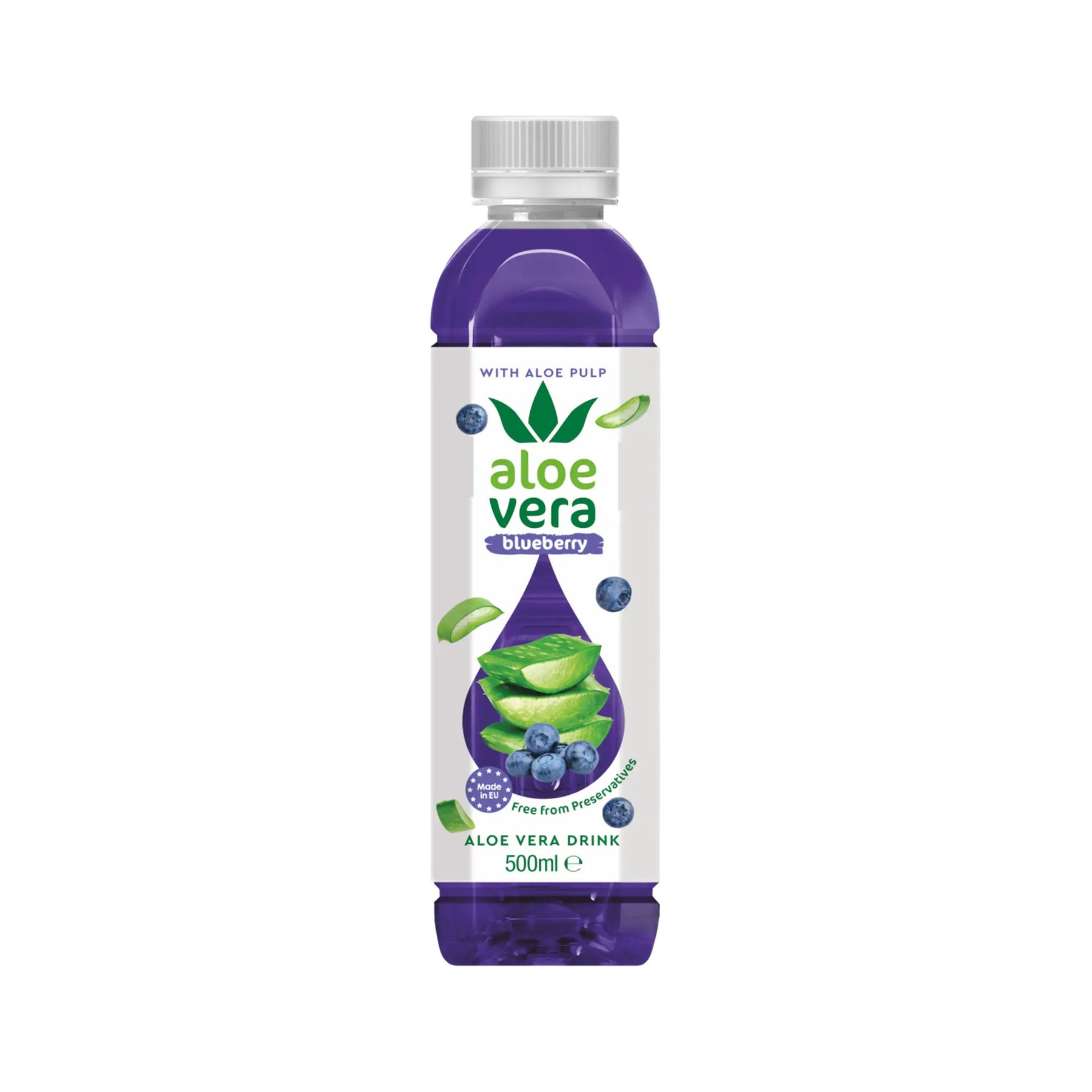 Aloe Vera drink - Blueberry, 500 ml