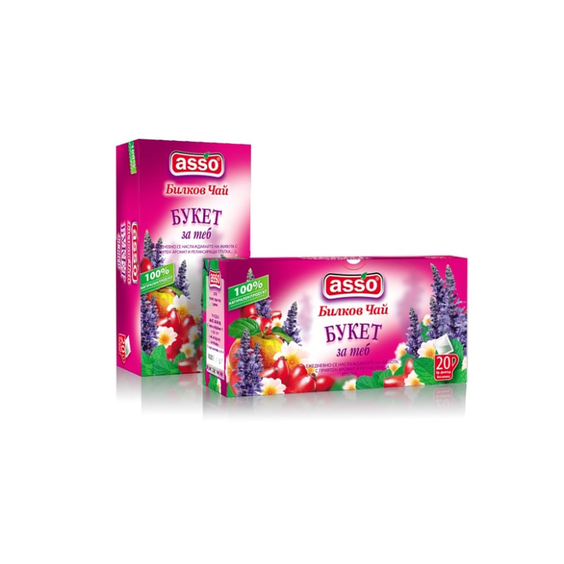 Asso Tea ''Bouquet'', herbal, 20 pcs