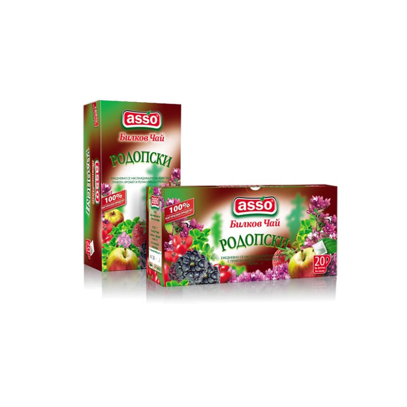Asso Tea “Rhodopes”, herbal, 20 pieces