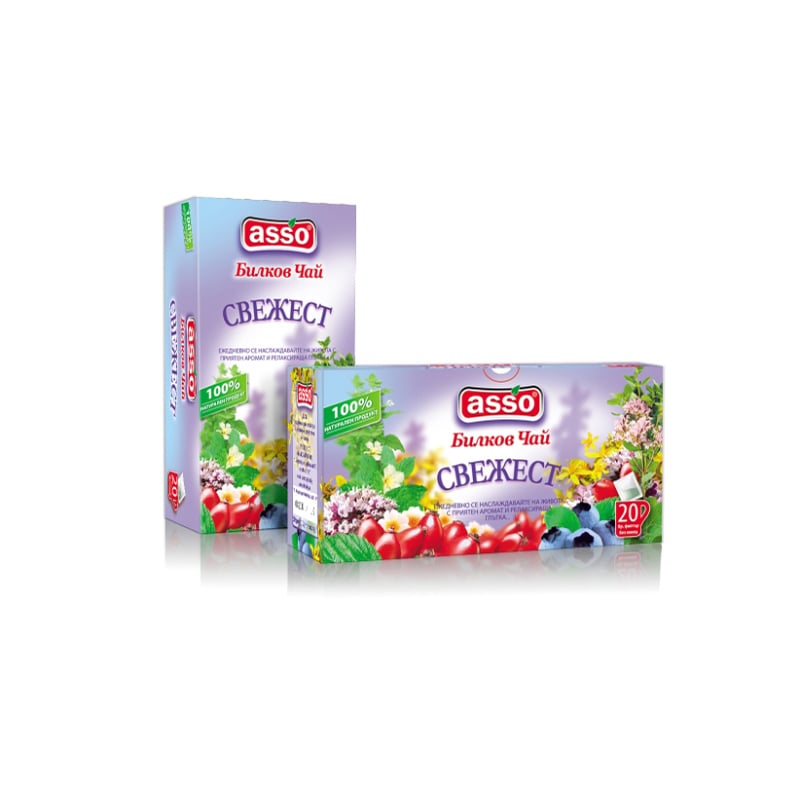 Asso Tea “Freshness”, herbal, 20 pcs