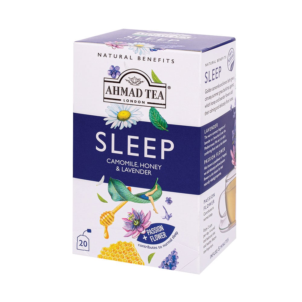 Ahmad Tea Natural Benefits “Sleep”, herbal, tea bags, 20