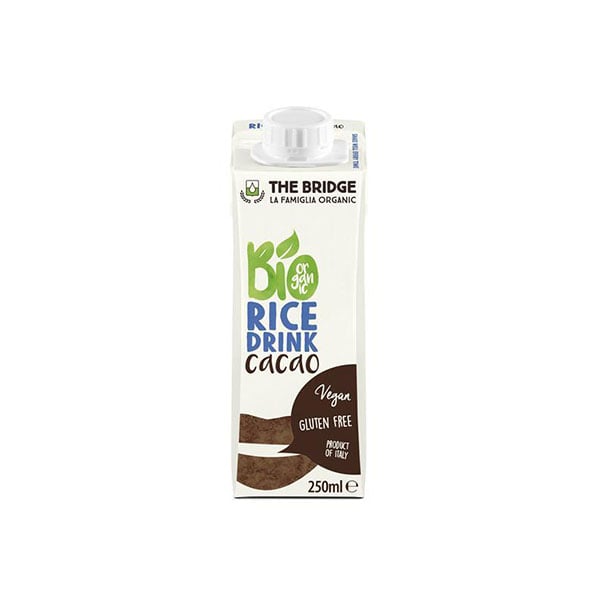 The Bridge Organic drink, rice with cocoa, gluten-free, 250 ml