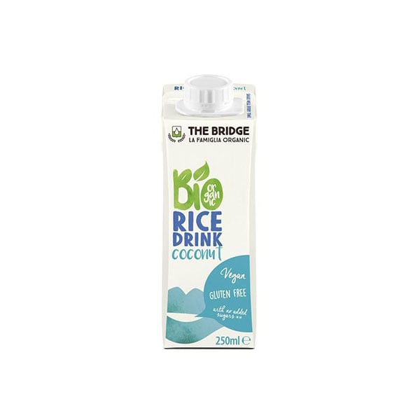 The Bridge Organic Drink, rice with coconut, gluten-free, 250 ml