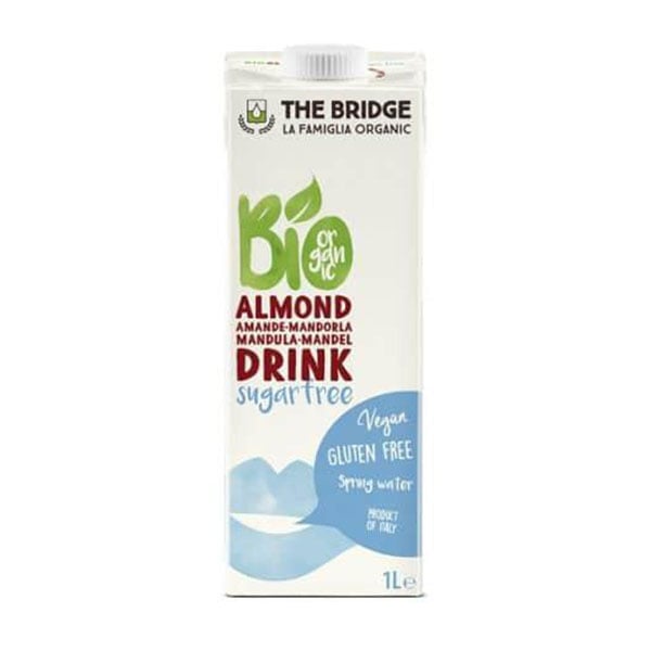 The Bridge Organic Drink, almond, gluten-free, 3%, 1 L