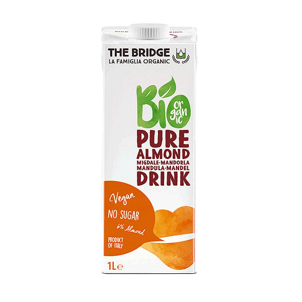 The Bridge Almond drink, gluten and sugar free, 6%, 1 L