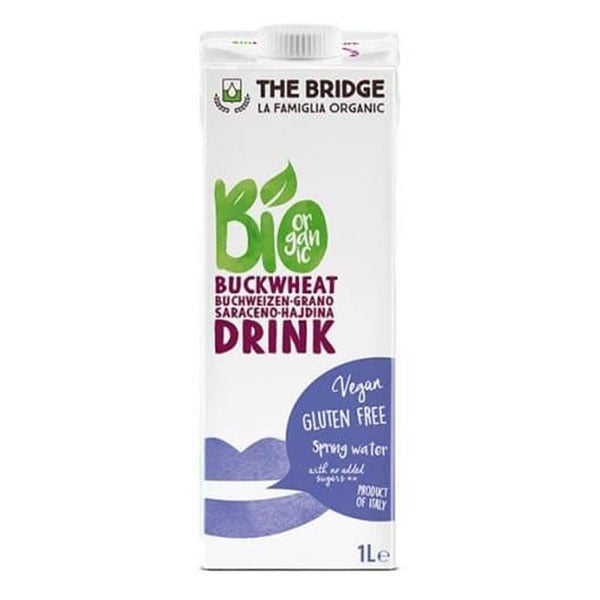 The Bridge Organic Drink, Buckwheat and Rice, Gluten-Free, 1 L