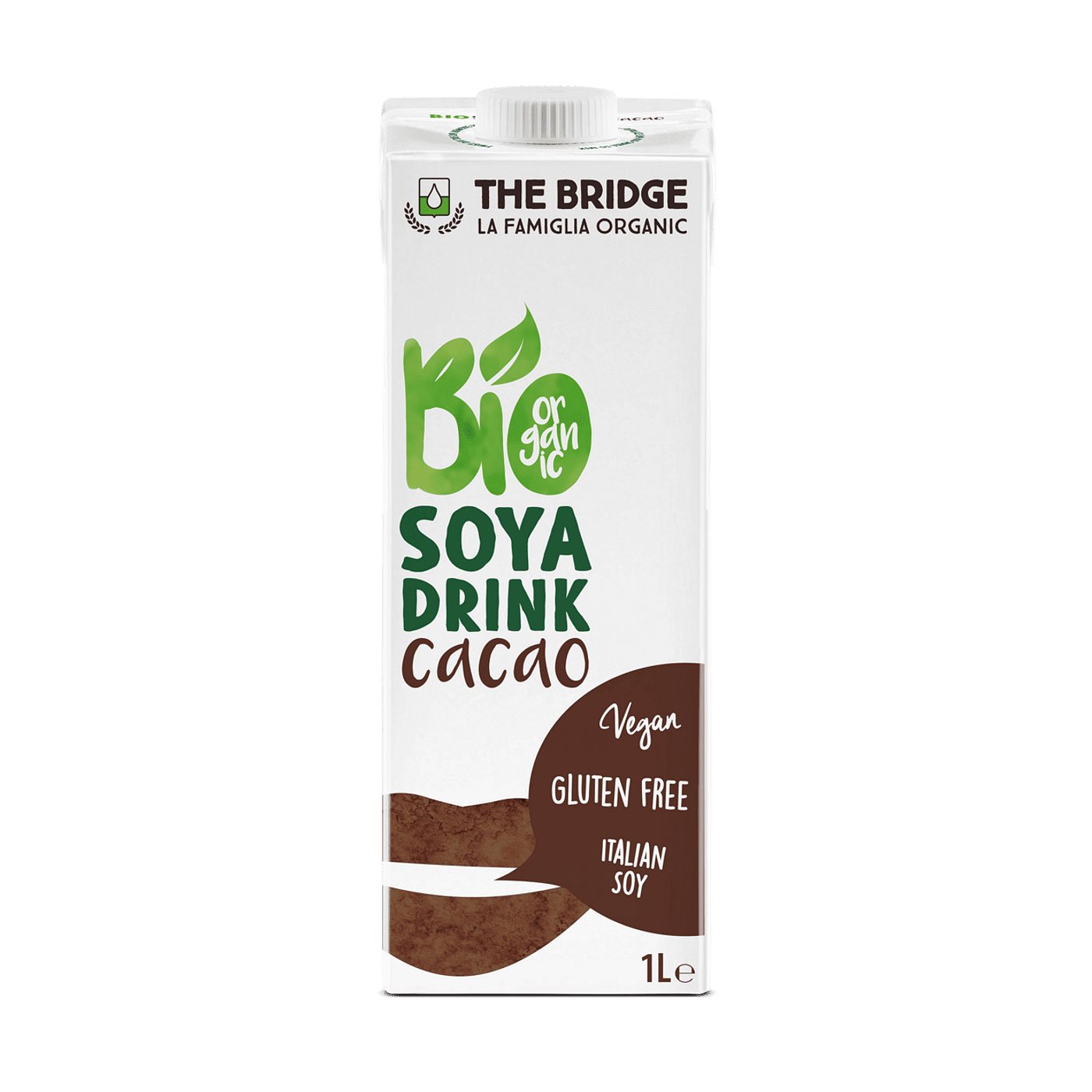 The Bridge Organic Drink, soy, with cocoa, 1 L