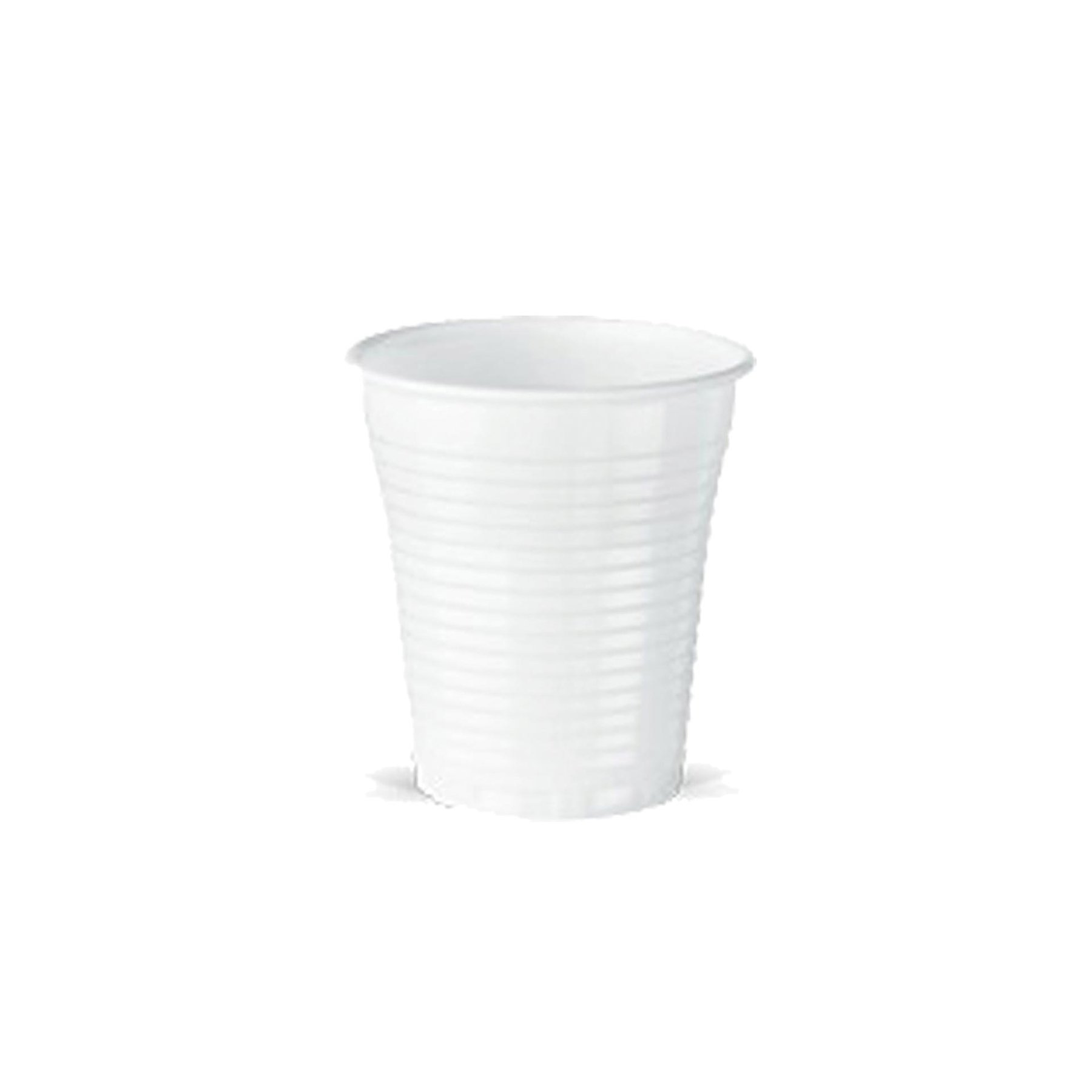 Plastic Cups, white, 80 ml, 100 pieces