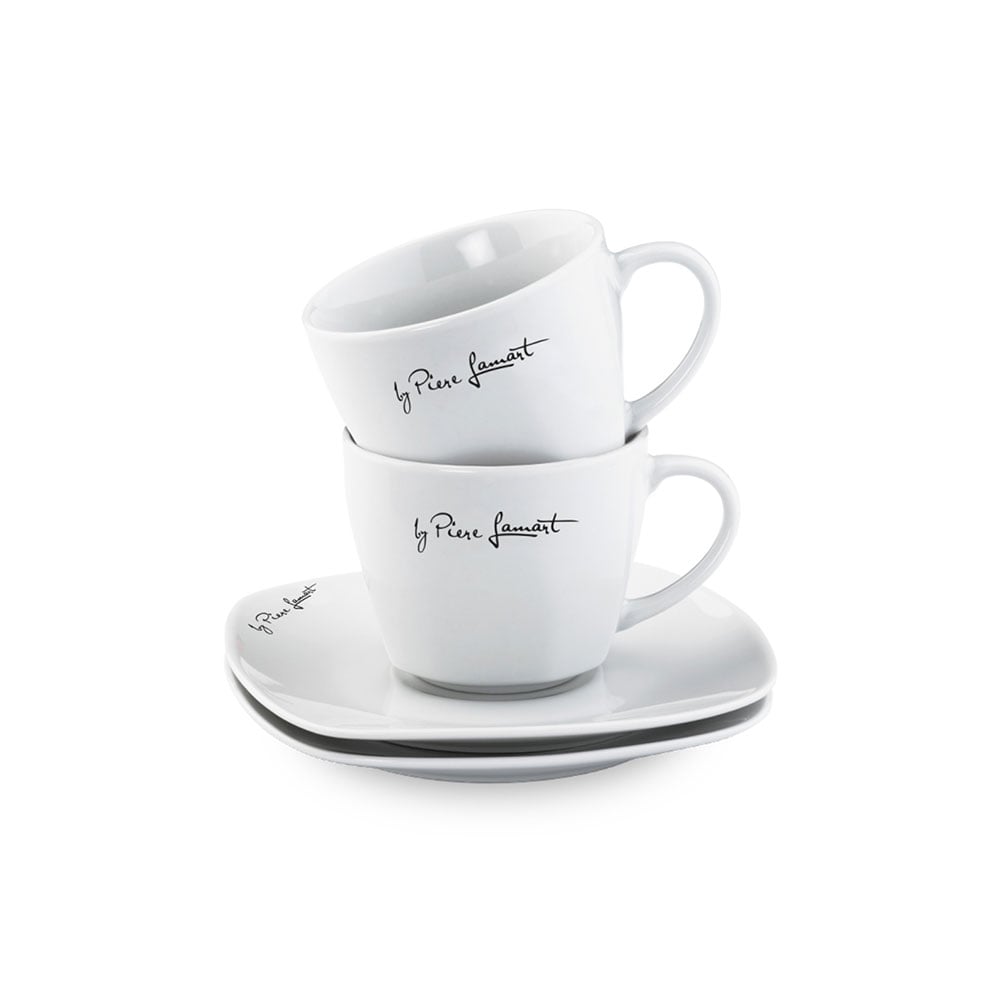 Lamart Cup with Saucer, 190 ml, 2 pcs
