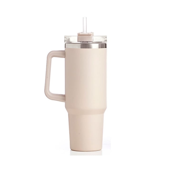 Термочаша Kinvara, с дръжка и сламка, 1200 ml, асорти