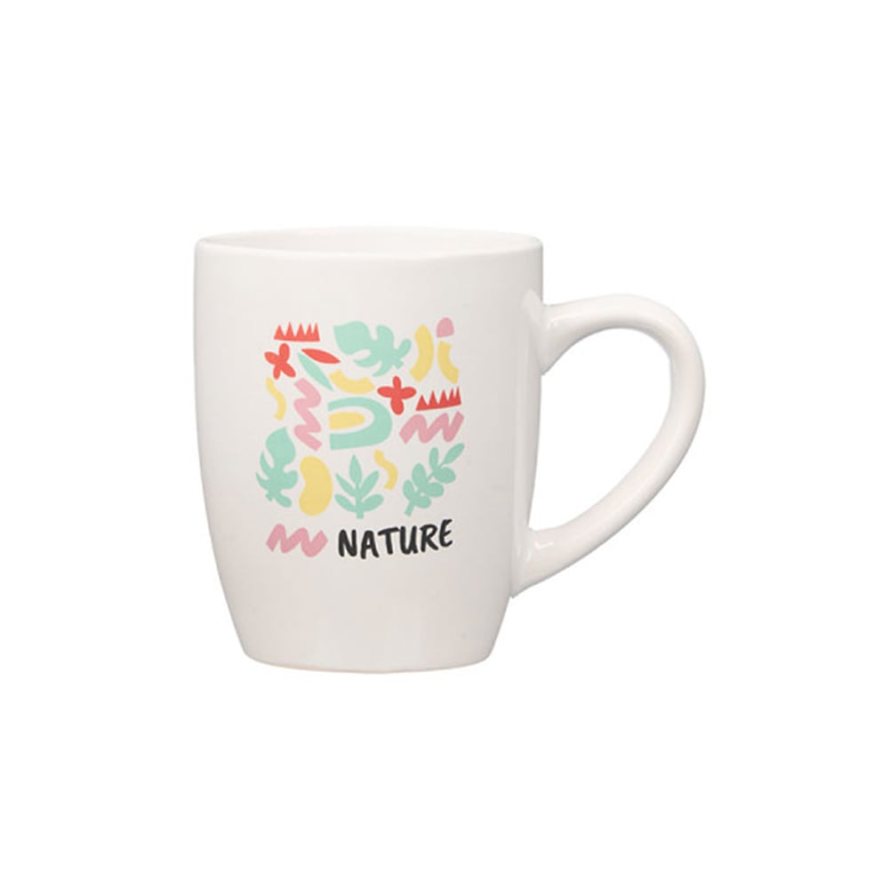 Чаша Vessia Nature, порцеланова, с филтър и капак, 340 ml, асорти