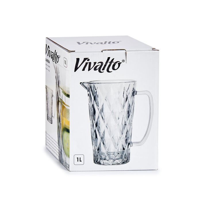 Кана Vivalto, стъклена, диамант, 1 L
