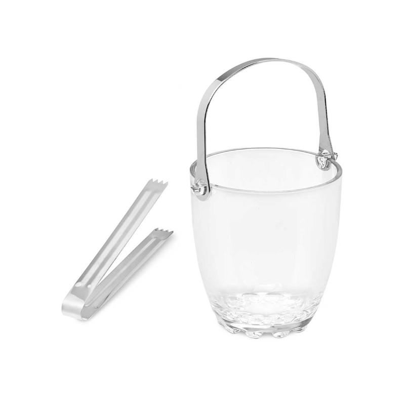 Ice bucket Vivalto, with metal tongs, 800 ml