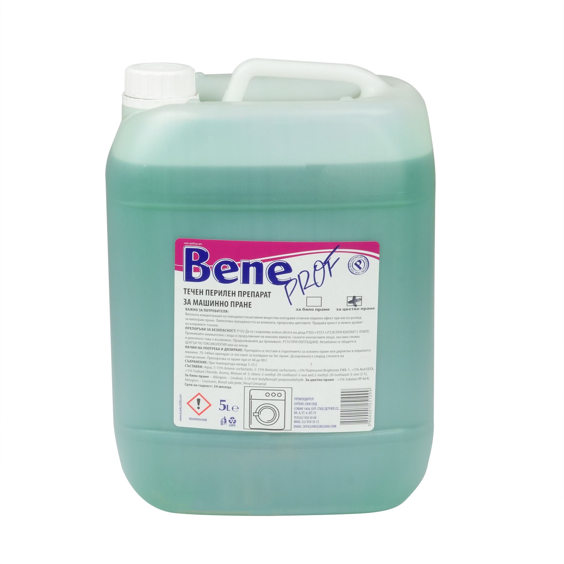 Laundry detergent Bene Professional, liquid, 5 L
