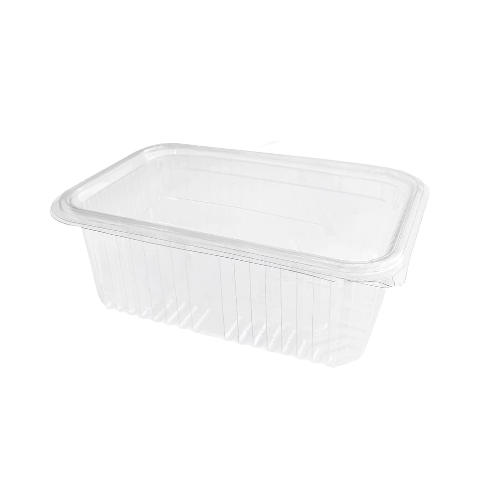 BOX WITH ATTACHED LID RECTANGULAR 1000ML PACKAGE 50