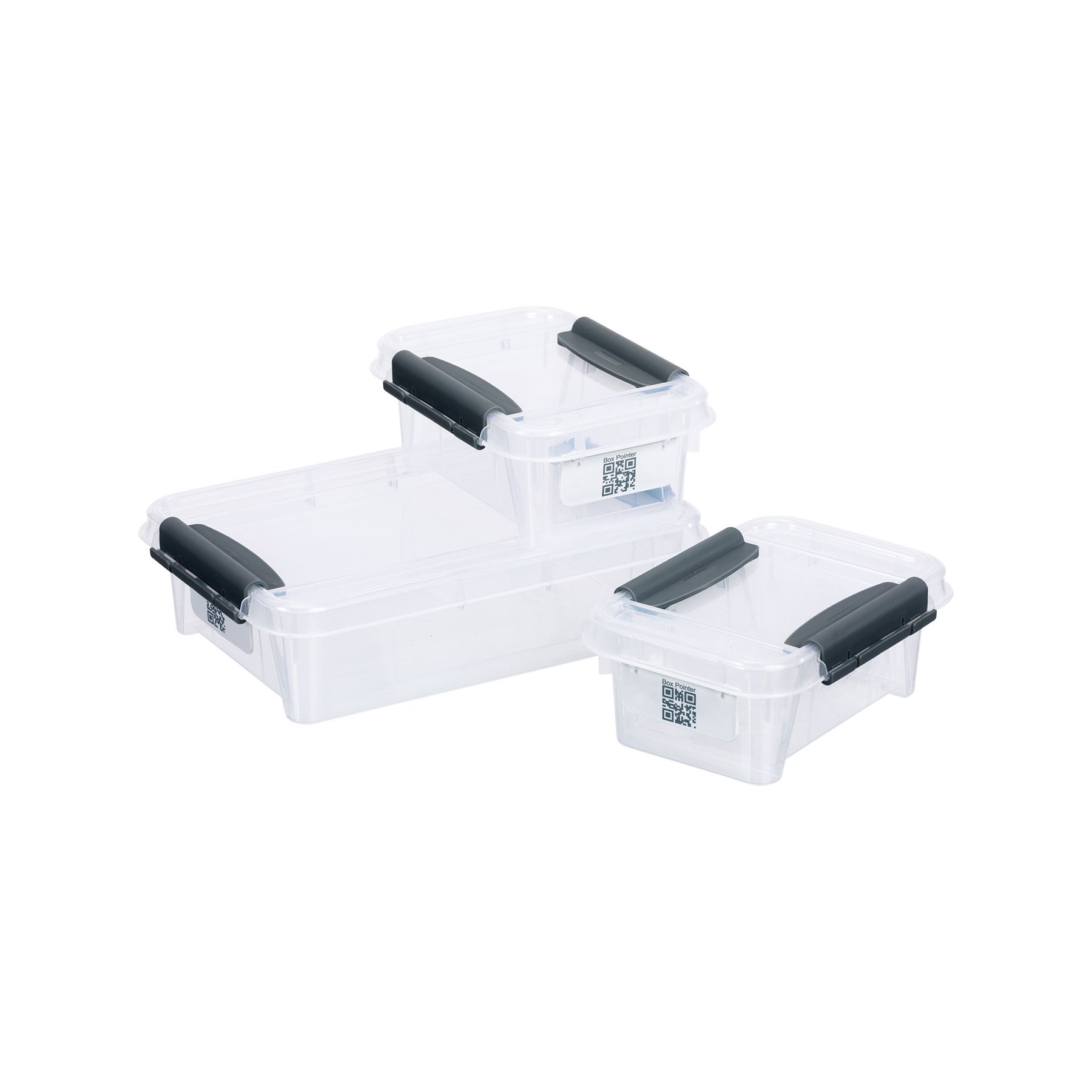Storage Boxes Pro Box, 1 x 0.9 L and 2 x 0.4 L