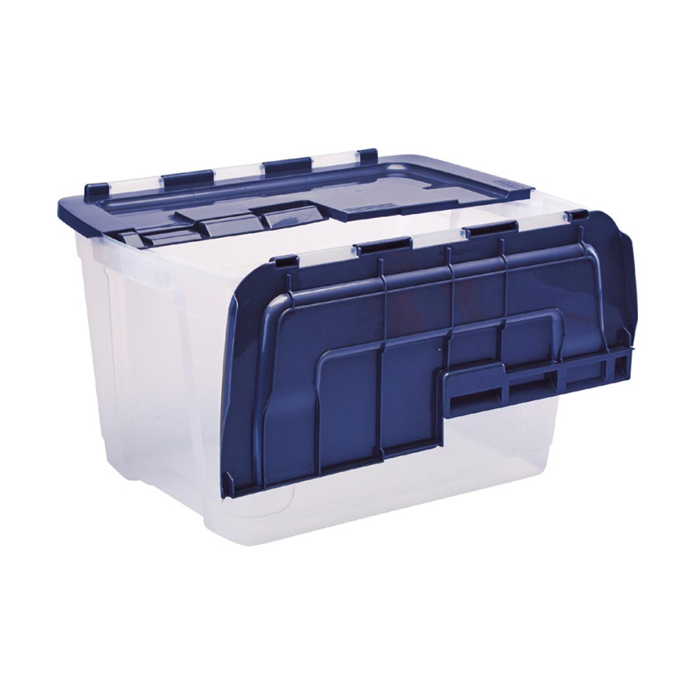 Fellowes Storage box, with hinges and lid, 55 L