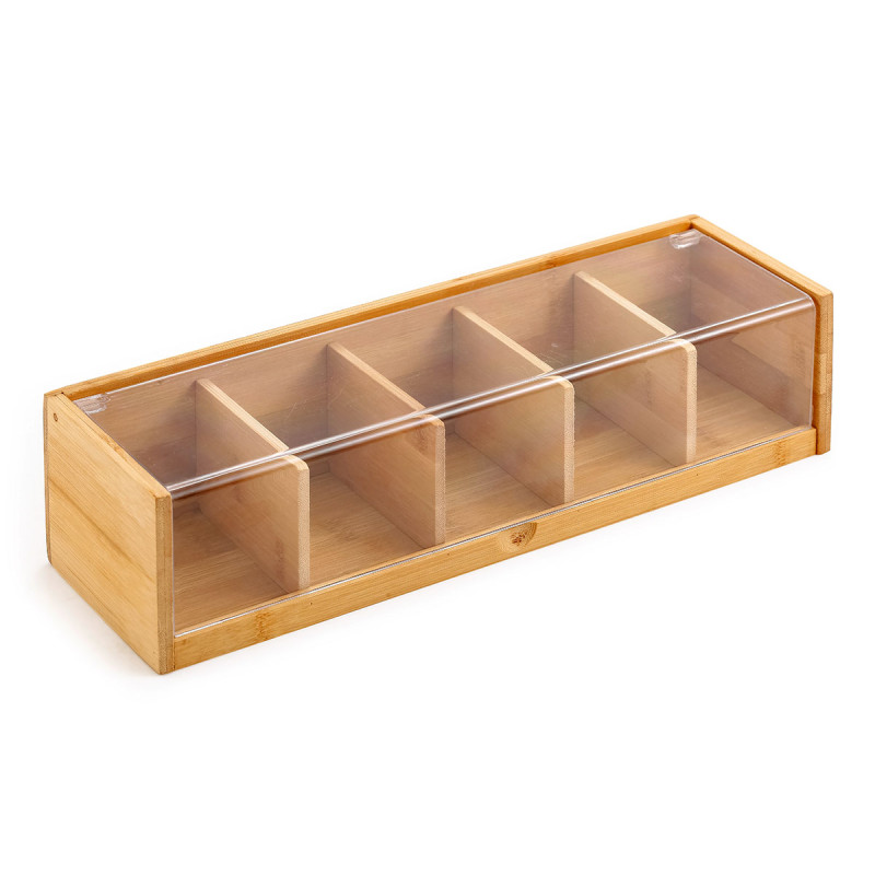 Box Kinvara, with 5 compartments, bamboo