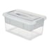 Кутия с капак и органайзер Kipit, 5 L, сив