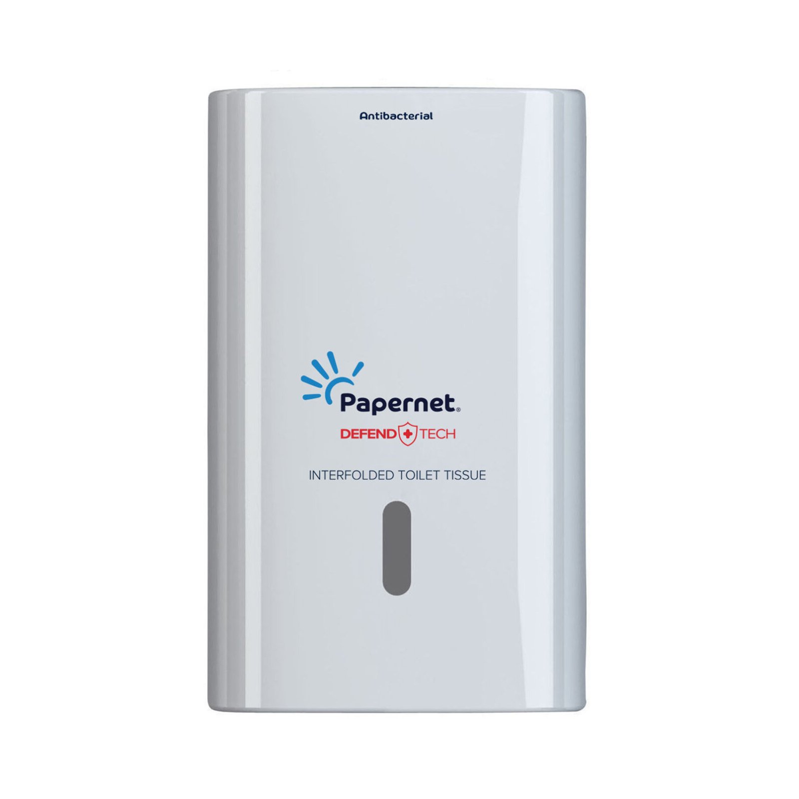 Dispenser for toilet paper Papernet, per bundle, white, 2.5 bundles, 16.5 х 13.5 х 26.5 cm