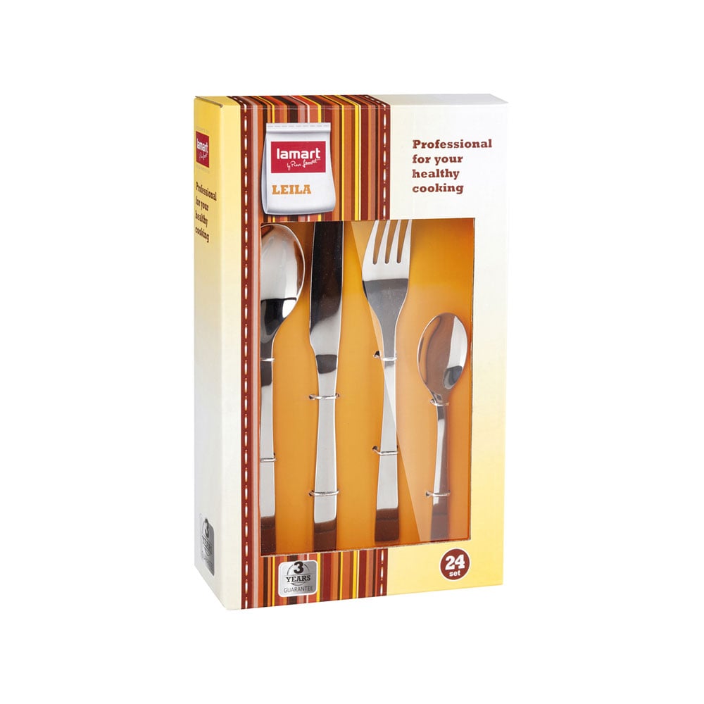 Lamart Cutlery Set Leila, 24 pcs